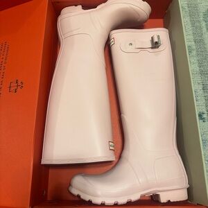 Hunter Pink Rain Boots